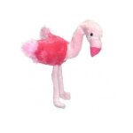 Wild planet - all about nature - k7692 - peluche - flamant - rose - 20 cm
