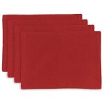 Winkler lot de 4 sets de table en mat�riau recycl� delia tango 33 x 45