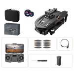 Wlrc v168 pro max gps 5g wifi fpv avec double cam�ra hd servo gimbal 360 evitement intelligent des obstacles ...