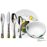 Wmf coffret 6pices janosch ds 3ans acier inoxydable cromargan 18 / 10poli