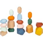 Wooden balance blocks safari 18 stones montessori toy for children from 3 years 12226