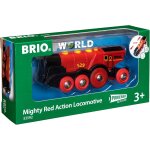 World - 33592 - locomotive rouge puissante a piles - train electrique son et lumire - pour circuit de ...