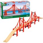 World - double pont suspendu - pont jouet enfant 3 ans et plus - compatible circuits train bois - 63368300 ...
