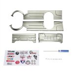 Wpl d12 rc camion voiture, corps large, bas couch�, grand entour� et events de soufflage, mise a niveau, ...