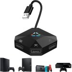 Wqd - adaptateur clavier et souris pour n switch, adaptateur clavier et souris compatible avec les consoles ...