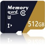 Wqs - carte mmoire micro 512go full hd, vitesse jusqu' 100 mo / s, 4k uhd, uhs - i, u3, v30 - pour ...