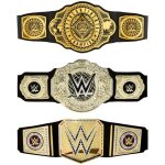 Wwe - ceinture championnat imitation cuir avec ajustement universel