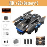 Xiaomi drone pro 8k gps 5g wifi 2 cameras, modele: 3 batteries
