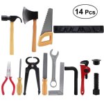 Xm 14 pcs simulation outils de r�paration faire semblant jouer apprendre kit de jeu figurine miniature ...