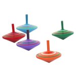 Xm 5 pcs toupies en bois mignon intressant color articles de fte cadeaux toupie - toupie de competition ...