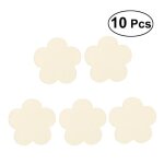 Xm copeaux de fleurs de prune en bois 10 pices inachev en forme de fleur de prune pices de jeu de ...