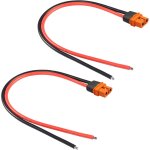 Xt60i plug femelle avec connecteur de botier de gaine avec fil de silicone 300mm, cble de fil de silicone ...