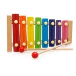 Xylophone montessori en bois pour enfants, jouet educatif, avec cadre de huit notes, musique, amusant ...