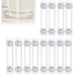 Yemaesre - lot de 12 verrous de sécurité pour bébé - pour placard, toilette, tiroir, réfrigérateur, four ... Yemaesre - lot de 12 verrous de sécurité pour bébé - pour placard, toilette, tiroir, réfrigérateur, four ...