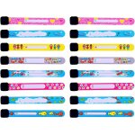 Yemaesre - lot de 16 bracelets d'identification de scurit pour enfants, rutilisables et impermables, ...
