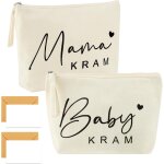 Yemaesre - 2 coffrets cadeau luxe ecologique pour femme enceinte & baby shower - trousse de toilette ...
