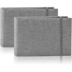 Yemaesre - 2 pack petit album photo 10x15 - pages claires, couverture en lin, chaque petit album contient ...