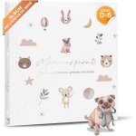Yemaesre - album photo pour bébé avec 80 pages et autocollants, livre souvenirs de 0 a 6 ans a coller ... Yemaesre - album photo pour bébé avec 80 pages et autocollants, livre souvenirs de 0 a 6 ans a coller ...