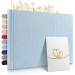 Yemaesre - album photo a coller - espace pour 150 photos - lin véritable - livre photo 21 x 18 cm a babylau ... Yemaesre - album photo a coller - espace pour 150 photos - lin véritable - livre photo 21 x 18 cm a babylau ...