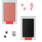 Yemaesre - baby footprint and handprint set with ink - free, child footprint cleaning touch pad, newborn ...