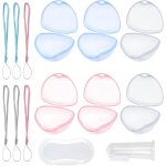 Yemaesre - bote a ttine bb, 6 pcs portable bote de ttine, bote de rangement de ttine transparent ...
