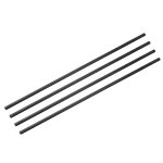 Yemaesre - carbone fibre tige, 3mm x 150mm pour rc avion bricolage outil aile tube quadricoptère bras, ... Yemaesre - carbone fibre tige, 3mm x 150mm pour rc avion bricolage outil aile tube quadricoptère bras, ...