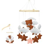 Yemaesre - carillon mobile pour bb - cloche de lit - en bois - pour lit de bb ou comme dcoration ...