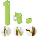 Yemaesre - ensemble 3 en 1silicone protection poignee porte, protege poignee de porte, anti pince doigt ...