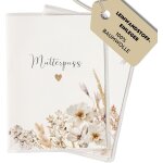 Yemaesre - etui pour carnet de maternit en toile de qualit suprieure - cadeau de grossesse et d'accouchemen ...