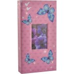 Yemaesre - fashion design 300 tient photo album pour 6x4  photo no memo avec fentre - papillon rose