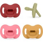 Yemaesre - lot 4 sucettes tout silicone pour nouveau - nés bébé 0 / 6 mois, sucette avec tétine symétrique ... Yemaesre - lot 4 sucettes tout silicone pour nouveau - nés bébé 0 / 6 mois, sucette avec tétine symétrique ...