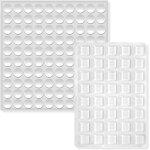 Yemaesre - lotde 140 tampons adhsifs en silicone transparent pour meubles, pare - chocs trapzodaux ...