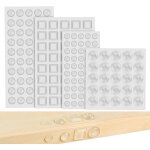 Yemaesre - lotde 165 tampons adhésifs transparents en caoutchouc pour protection meubles, armoires, portes ... Yemaesre - lotde 165 tampons adhésifs transparents en caoutchouc pour protection meubles, armoires, portes ...