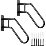 Yemaesre - mains courantes pour escaliers extérieurs a fixation murale, 2 pcs, rampes pour 1 a 3 marches, ... Yemaesre - mains courantes pour escaliers extérieurs a fixation murale, 2 pcs, rampes pour 1 a 3 marches, ...