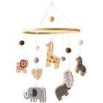 Yemaesre - mobile lit bébé, mobile bébé bois avec boules de feutre, cloches de lit bébé cloche de lit ... Yemaesre - mobile lit bébé, mobile bébé bois avec boules de feutre, cloches de lit bébé cloche de lit ...