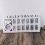 Yemaesre - ma premire anne cadre photo pour bb cadres photo pour bb album kit main et empreinte ...
