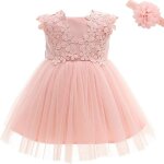 Yemaesre - robe bebe fille ceremonie princesse mariage robe bapteme fille bebe