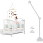 Yemaesre - support mobile bb bois blanc nuages support mobile bb pour lit bb support cloche mobile ...