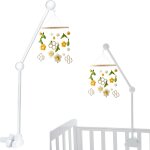 Yemaesre - support mobile pour lit bb, support mobile bebe, support en bois pour mobile, potence de ...