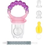 Yemaesre - ttine d'alimentation pour bb, 1 tetine grignoteuse bebe silicone + 2 silicone grignoteuses ...
