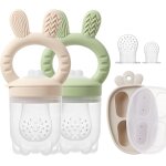 Yemaesre - ttine grignoteuse bb - distributeur de nourriture en silicone sans bpa jouet dentaire accessoire ...