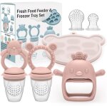 Yemaesre - tetine grignoteuse bb, sucette fruit pour bebe de 3 - 24 mois, livr avec 3 ttines fruit ...