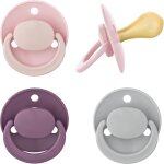 Yemaesre - tétine ronde en latex pour bébés de 0 a 24 mois - set de 4 sucettes a tétine ronde avec latex ... Yemaesre - tétine ronde en latex pour bébés de 0 a 24 mois - set de 4 sucettes a tétine ronde avec latex ...