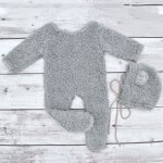 Ylsteed - ensemble bonnet et pyjama ours pour nouveau - n, accessoire photo pour bb, ours en peluche ...