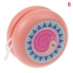 Yo - yo en bois avec college d'animaux mignons pour enfants, jouets cratifs pour le plaisir, thtre ...