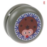 Yo - yo en bois avec college d'animaux mignons pour enfants, jouets cratifs pour le plaisir, thtre ...