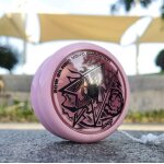Yo yo - yo ractif professionnel en plastique pour enfant, pipeline de dehors, jeu de trick, classique, ...