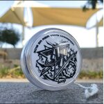 Yo yo - yo ractif professionnel en plastique pour enfant, pipeline de dehors, jeu de trick, classique, ...
