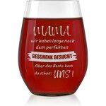 Ytfhg - cadeau d'anniversaire pour maman, verres a vin avec message cadeau, cadeaux pour femme, verres ...