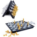 Ytseazn - jeu d'échecs, portable classique pliant de voyage magnétique d'échecs avec platine en aluminium(25x2 ... Ytseazn - jeu d'échecs, portable classique pliant de voyage magnétique d'échecs avec platine en aluminium(25x2 ...